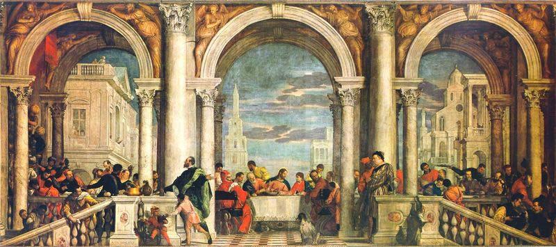 Paolo Veronese The Feast in the House of Levi Germany oil painting art